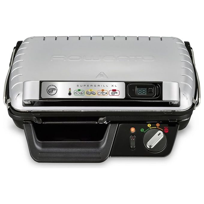 Rowenta GR461B SuperGrill XL 2 Posizioni di Cottura Termostato Regolabile
