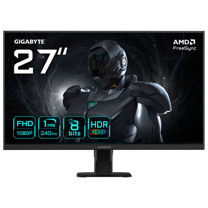 Gigabyte GS27F2 EK Monitor da Gioco 27'' FHD 240Hz 1ms IPS HDR FreeSync DisplayPort HDMI 300 cd-m² colore Nero