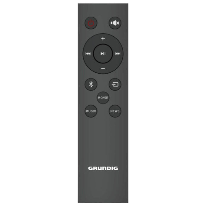 Grundig GSS1180 DSB 991 Soundbar 2.0 Canali 50 W Bluetooth 5.4 HDMI AUX colore Nero