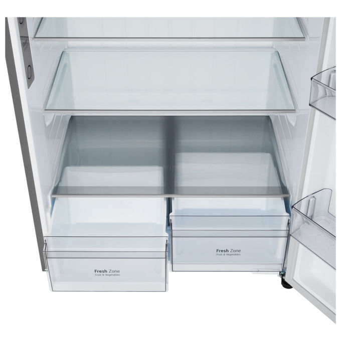 LG GTFV61PYBQD Frigorifero Doppia Porta 609 L 186 cm Classe E 35 dB Total No Frost Wi-Fi Dispenser colore Platinum Silver