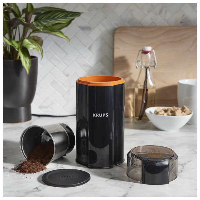 Krups GX332810 Macina caffe' Silent Vortex 90 g 175 W 12 tazze colore Nero