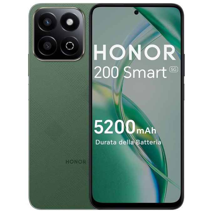 Honor 200 Smart 5G 4-256Gb 6.8'' 120Hz Dual Sim Forest Green