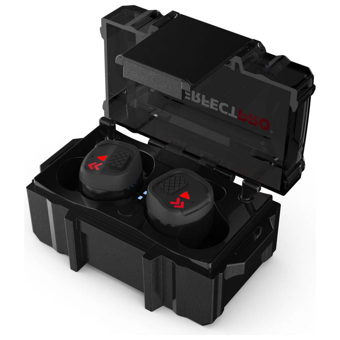 Perfectpro H-10 Cuffia per la protezione dell'udito Wireless Bluetooth 5.3 Attenuazione 29 dB con Microfono IPX5 Ricaricabile colore Nero