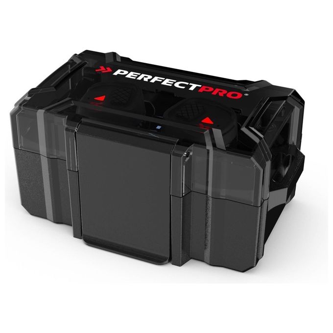 Perfectpro H-10 Cuffia per la protezione dell'udito Wireless Bluetooth 5.3 Attenuazione 29 dB con Microfono IPX5 Ricaricabile colore Nero