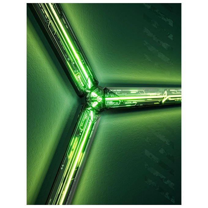 Govee H6063 Gaming Wall Light RGBIC Smart con App Alexa Google Assistant Matter 45x37x3 cm colore RGBIC