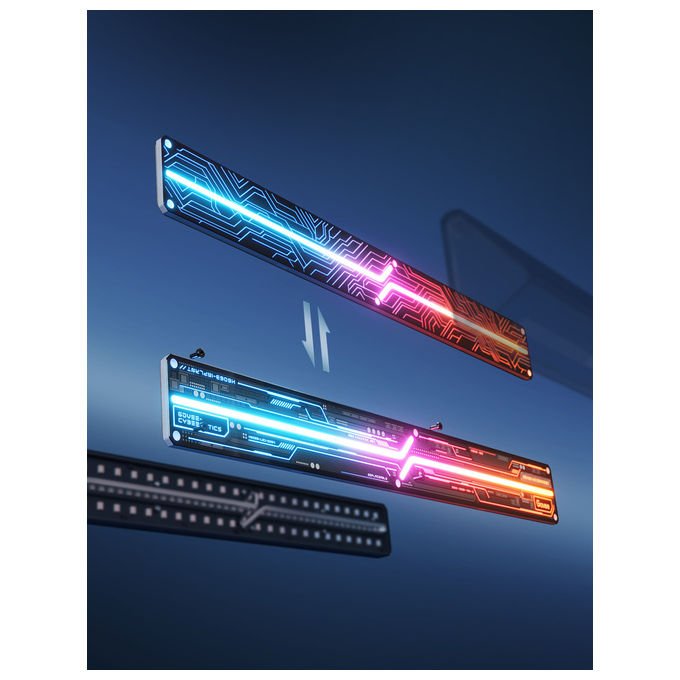 Govee H6063 Gaming Wall Light RGBIC Smart con App Alexa Google Assistant Matter 45x37x3 cm colore RGBIC