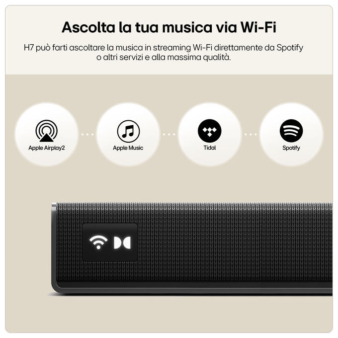 LG H7.AEUTLLK Sound Suite H7 Soundbar 9.1.6 canali colore Nero