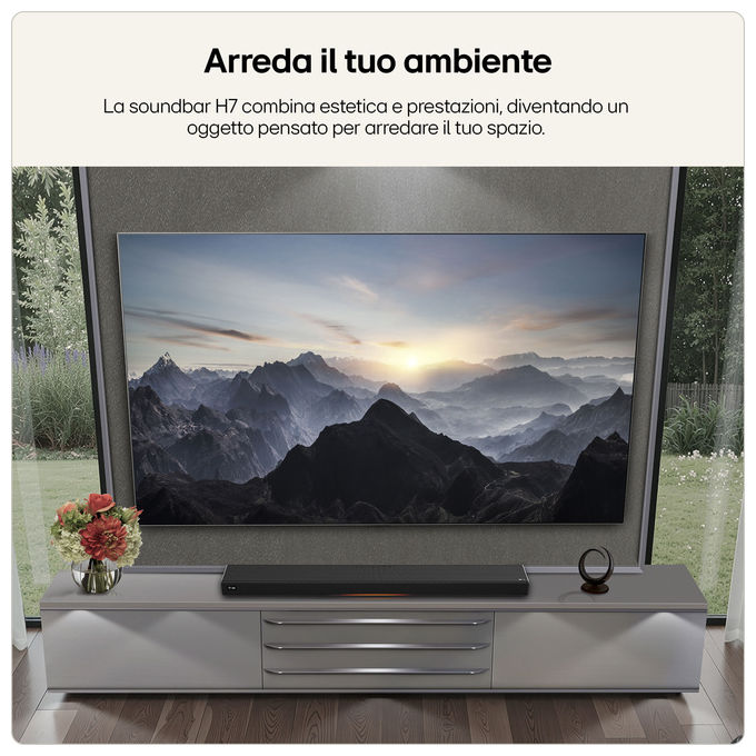 LG H7.AEUTLLK Sound Suite H7 Soundbar 9.1.6 canali colore Nero