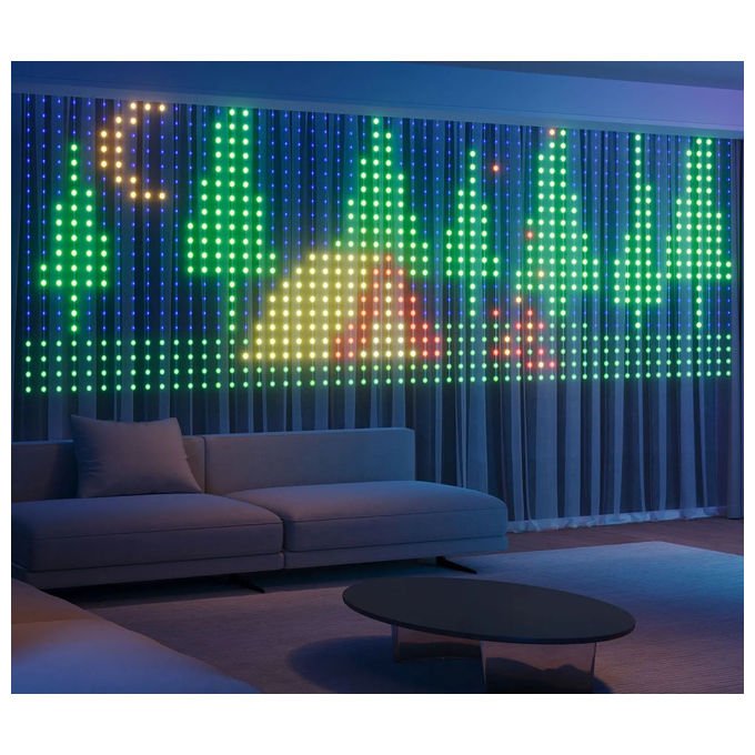 Govee H70BC Stringa di luci intelligenti Wi-Fi Bluetooth 400 LED colore Trasparente