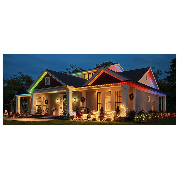 Govee H80C4C42 H80C4 Stringa di luci intelligenti Wi-Fi Bluetooth 20 m colore Verde