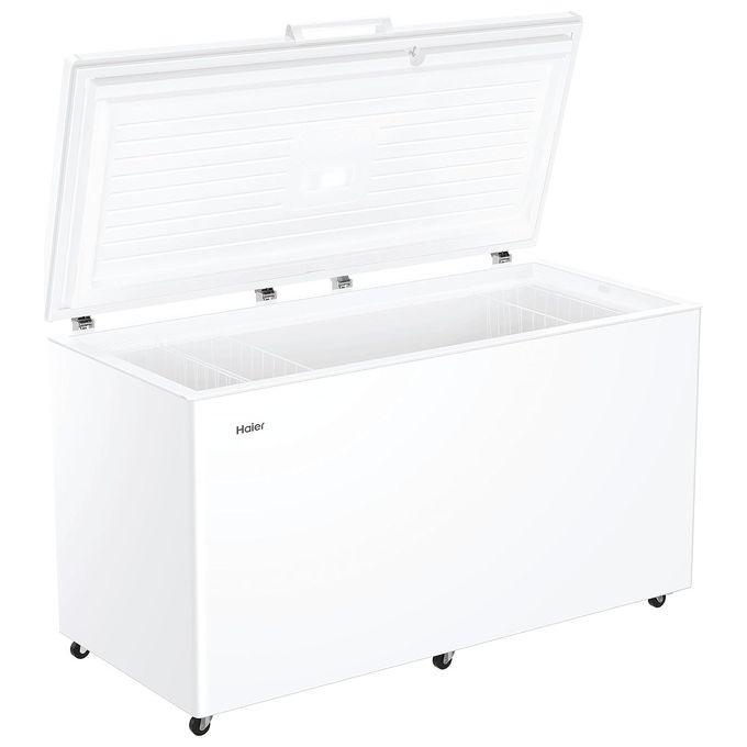Haier HCE520E Congelatore Orizzontale 508 L Classe E Raffreddamento Statico + Trattamento Antibatterico Temperatura Regolabile con Luce LED Bianco