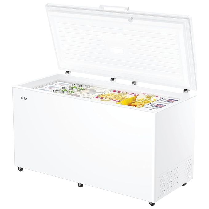 Haier HCE520E Congelatore Orizzontale 508 L Classe E Raffreddamento Statico + Trattamento Antibatterico Temperatura Regolabile con Luce LED Bianco