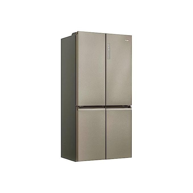 Haier HCR5919FOPG Frigorifero Cube 4 Porte Tecnologia Antibatterica T-ABT Libera Installazione No Frost Luce LED Classe F 90,8x64 8x190 cm Grey