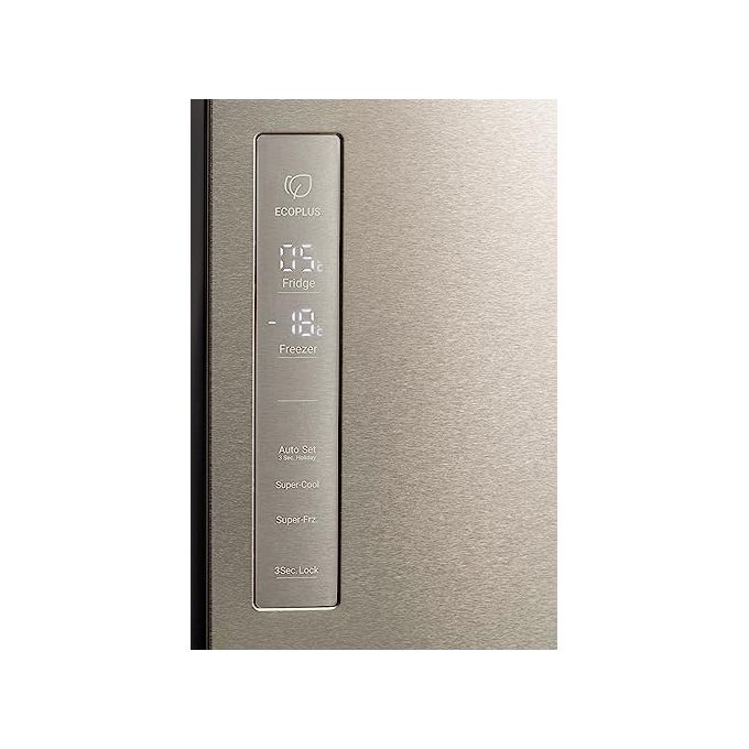 Haier HCR5919FOPG Frigorifero Cube 4 Porte Tecnologia Antibatterica T-ABT Libera Installazione No Frost Luce LED Classe F 90,8x64 8x190 cm Grey