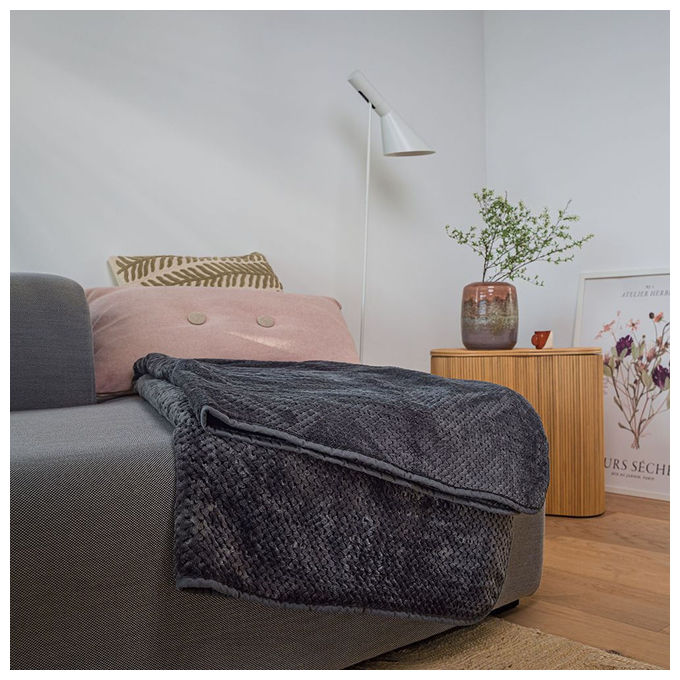 Beurer Coperta Riscaldante 180 x 130 cm Traspirante Grigio Scuro HD 65