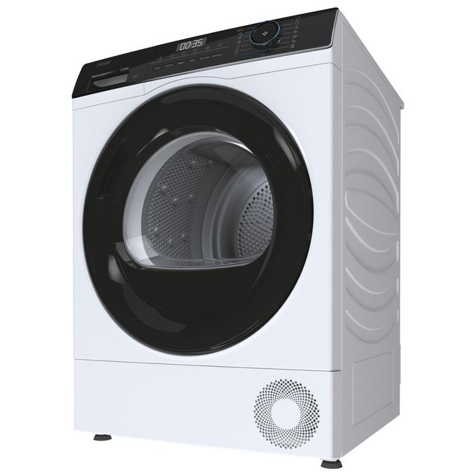 Haier HD80-A2939E-S I-Pro Serie 3 Asciugatrice Libera Installazione 8 Kg Classe A++ Tecnologia Pompa di Calore Partenza Programmabile I-Time (84.3x59.6x65 cm) colore Bianco