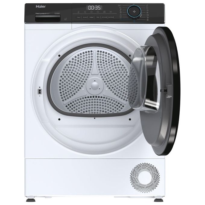 Haier HD80-A2939E-S I-Pro Serie 3 Asciugatrice Libera Installazione 8 Kg Classe A++ Tecnologia Pompa di Calore Partenza Programmabile I-Time (84.3x59.6x65 cm) colore Bianco