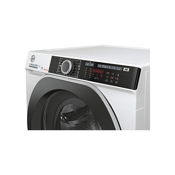 Hoover HDE 5106AMBS-1-S H-WASHandDRY 500 Lavasciuga Classe energetica D (A) Capacita' di carico 10-6 Kg Centrifuga 1500 giri Motore Inverter BPM Wi-Fi + Bluetooth Vapore