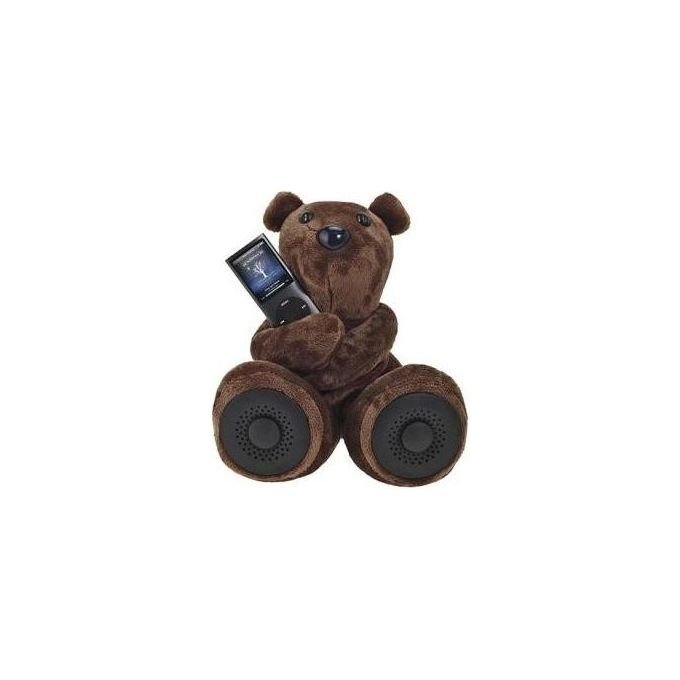 Hi-Friends Peluche con Speaker Hi-George Dark Brown