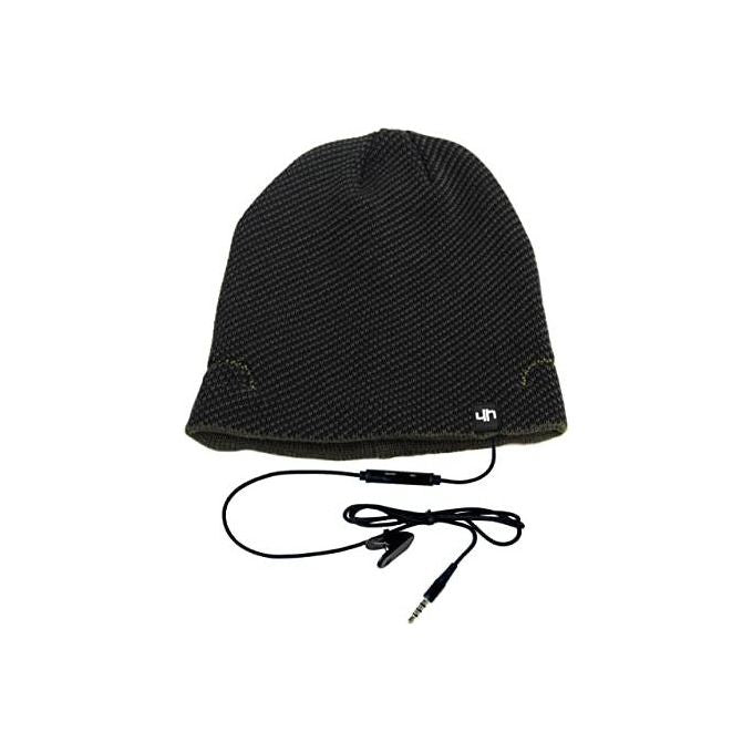 HI-FUN Cappellino Musicale Sportivo con Speaker e Jack 3.5 Blu Navy e Verde Militare per Colloquio e Tempo Libero