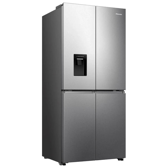 Hisense RQ5P470SMIE – Frigorifero Americano Side by Side 483 L, Classe E, Total No Frost,  Inox