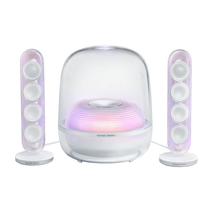 Harman-Kardon HKSOUNDSTK5WEP SoundSticks 5 set di altoparlanti 2.1 canali 190 W Bluetooth colore Bianco
