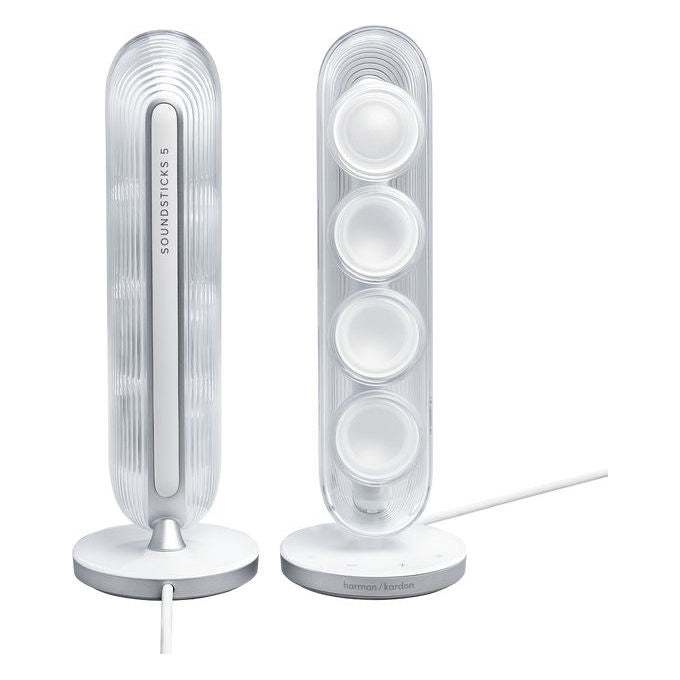 Harman-Kardon HKSOUNDSTK5WEP SoundSticks 5 set di altoparlanti 2.1 canali 190 W Bluetooth colore Bianco