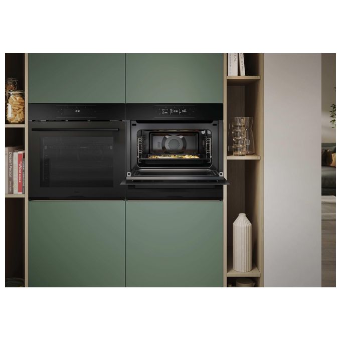 Hoover HO4MWM9G6NQB Microonde Combinato da Incasso 44 L 900 W Tecnologia Inverter Funzione Air Fry e hOn (59.5x45.5x56.5 cm) colore Nero