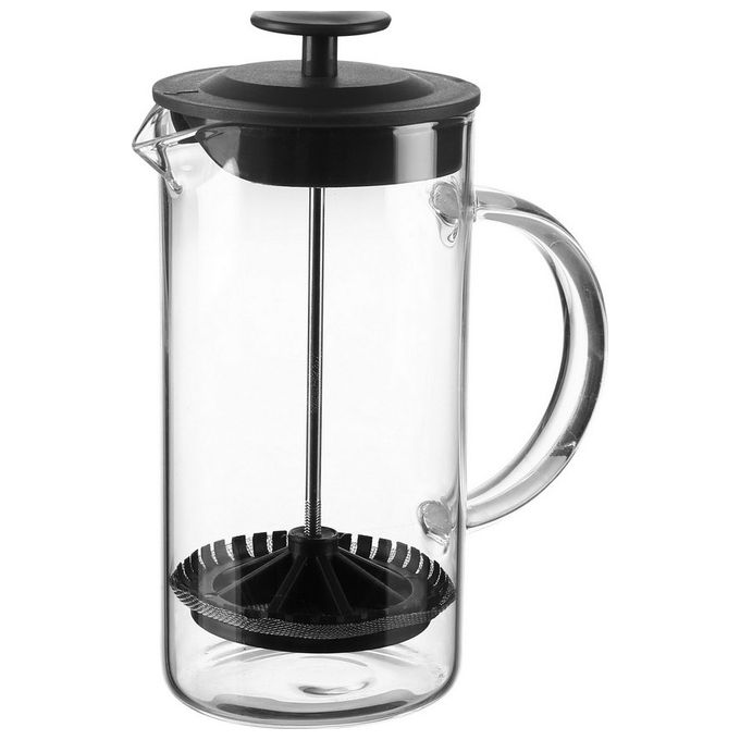 Cappuccinatore Ambition Con Filtro Capacita' 350 ml Vetro Grigio, Trasparente