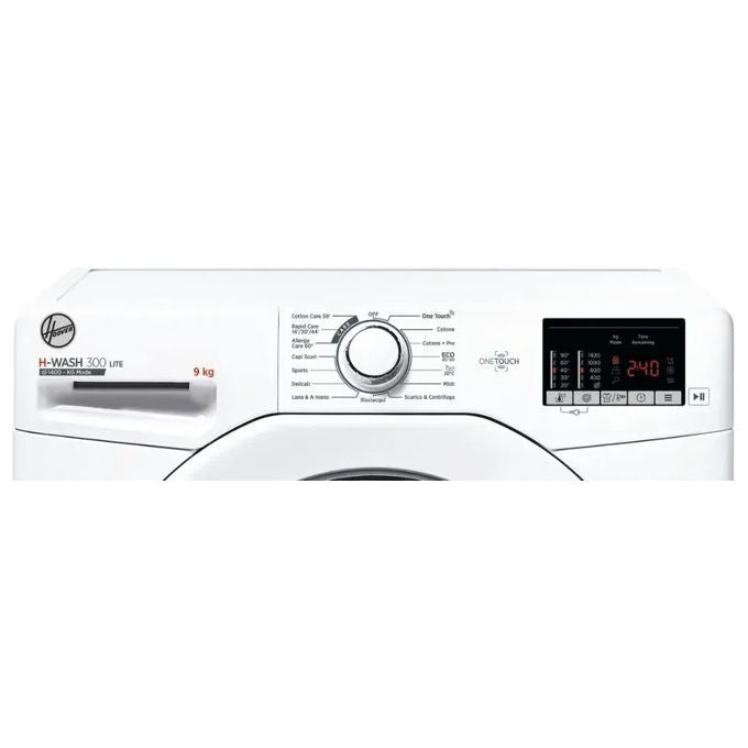 Hoover H3W 492DE-11 H-Wash 300 Lite Lavatrice Carica Frontale Allergy Care Connettivita' NCF Kg Mode Classe energetica D (A+++) Capacita' di carico 9 Kg Centrifuga 1400 giri
