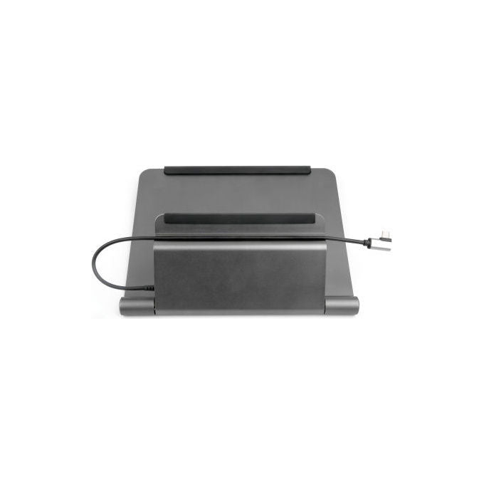 Acer HP.DSCAB.012 Supporto per computer portatile Compatibile da 11.6'' a 15.6'' con 3 Porte USB 3.2 Gen 1 Type-A e 1 Porta USB 3.2 Gen 1 Type-C colore Argento