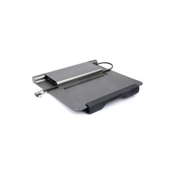 Acer HP.DSCAB.012 Supporto per computer portatile Compatibile da 11.6'' a 15.6'' con 3 Porte USB 3.2 Gen 1 Type-A e 1 Porta USB 3.2 Gen 1 Type-C colore Argento