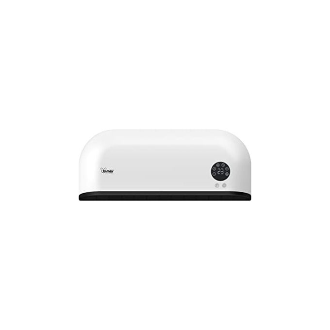 Bimar - HP093 - Termoventilatore PTC da parete, potenza 2 000 W, 2 livelli di calore, termostato regolabile, funzione ventilazione, Bianco