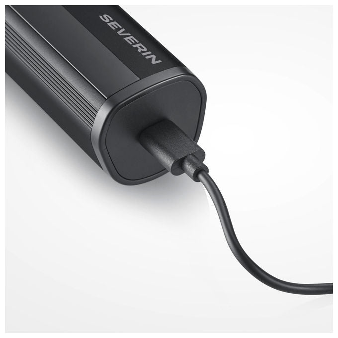 Severin HS0710 Tondeuse Cheveux and Barbe 6-en-1 Multifonction 90 min autonomie IPX6 Wet and Dry couleur Noir