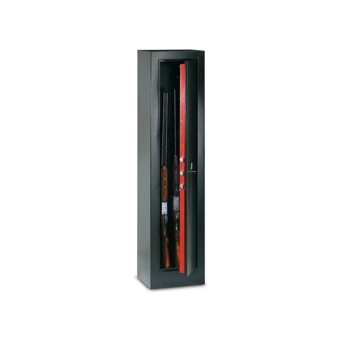 Technomax Armadio Sicurezza con Chiave Porta Fucili 5 Posti 340x280x1400mm Home Safe