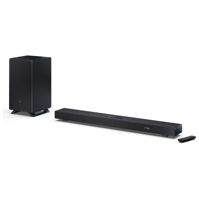 Sharp HT-SBW53121(BK) Soundbar 3.1.2 canali 182 W con subwoofer wireless Argento