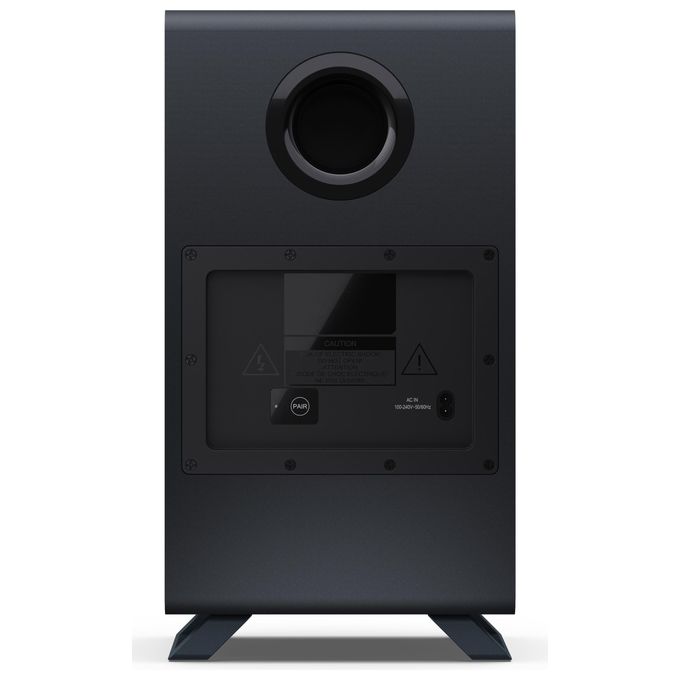 Sharp HT-SBW53121(BK) Soundbar 3.1.2 canali 182 W con subwoofer wireless Argento