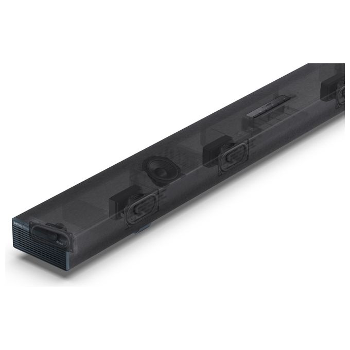 Sharp HT-SBW55121BK Soundbar 5.1.2 con Subwoofer Wireless Dolby Atmos DTS:X Bluetooth 5.3 colore Nero