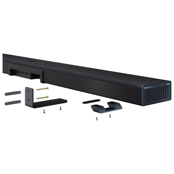 Sharp HT-SBW55121BK Soundbar 5.1.2 con Subwoofer Wireless Dolby Atmos DTS:X Bluetooth 5.3 colore Nero