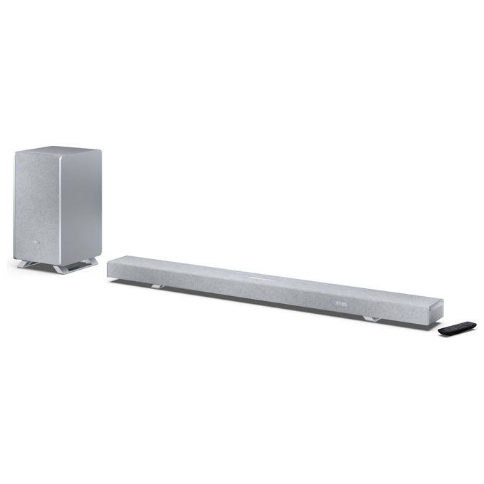 Sharp HT-SBW55121(SL) Soundbar 5.1.2 canali 212 W con Subwoofer Wireless colore Argento