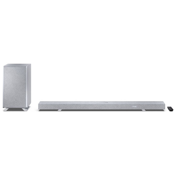 Sharp HT-SBW55121(SL) Soundbar 5.1.2 canali 212 W con Subwoofer Wireless colore Argento