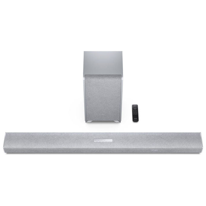Sharp HT-SBW55121(SL) Soundbar 5.1.2 canali 212 W con Subwoofer Wireless colore Argento