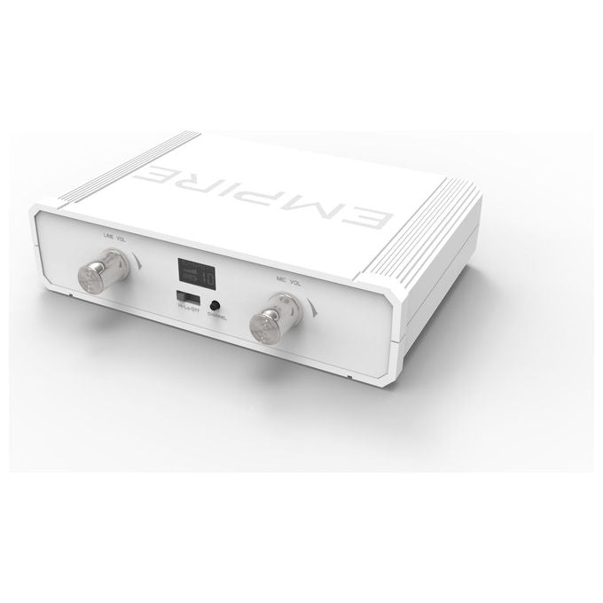 Empire HT.T5 Trasmettitore Fisso T5I Wireless con Audio Line In e Mic per Casse Empire colore Bianco