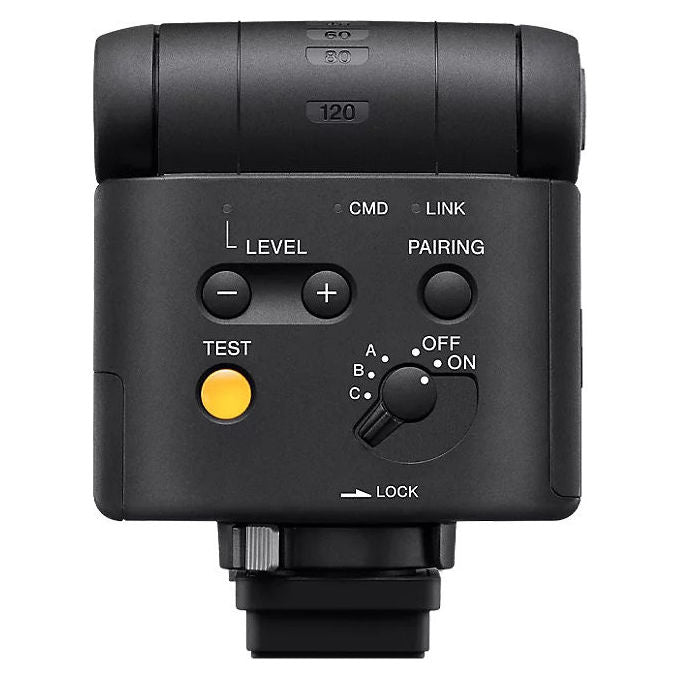 Sony HVL-F28RMA Flash esterno compatto numero guida 28 per fotocamere mirrorless Sony con controllo wireless 2,4 GHz e sincronizzazione HSS colore Nero