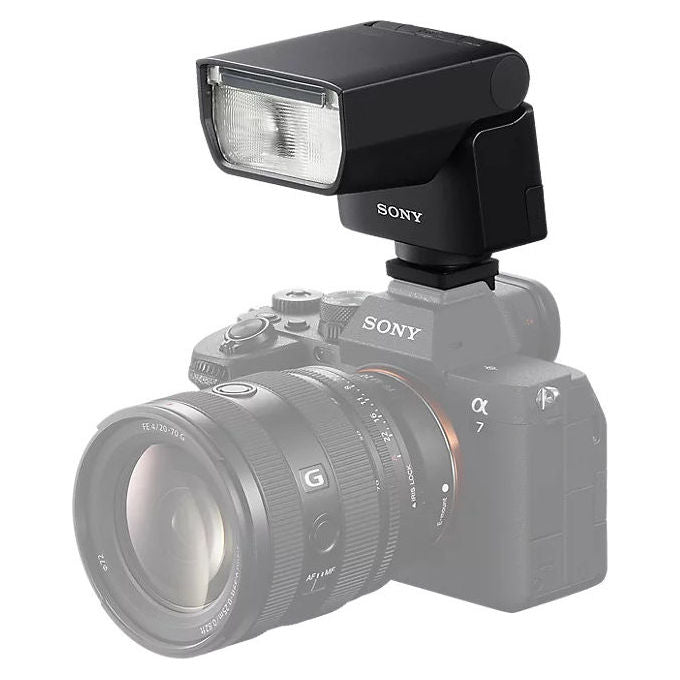 Sony HVL-F28RMA Flash esterno compatto numero guida 28 per fotocamere mirrorless Sony con controllo wireless 2,4 GHz e sincronizzazione HSS colore Nero