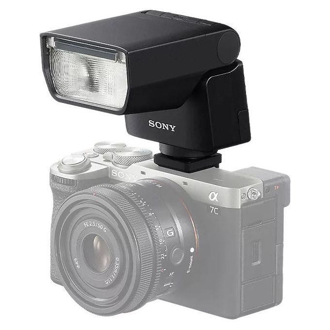 Sony HVL-F28RMA Flash esterno compatto numero guida 28 per fotocamere mirrorless Sony con controllo wireless 2,4 GHz e sincronizzazione HSS colore Nero