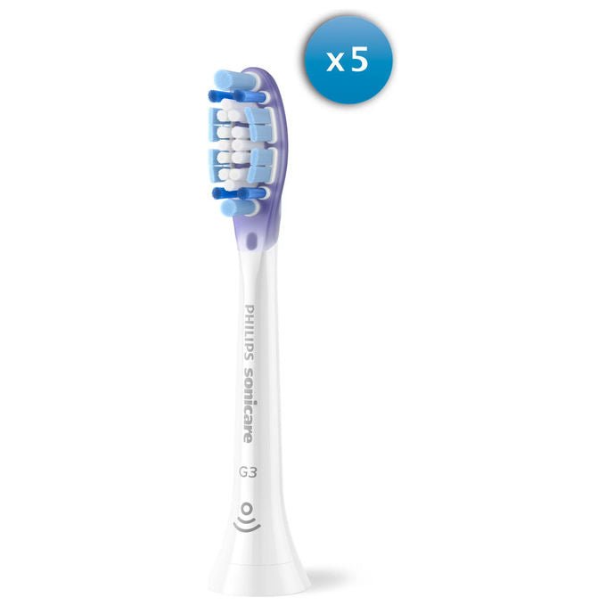 Philips HX9055-87 G3 Testina per spazzolino Tecnologia Sonicare Fluid Action Movimenti 62000 al minuto Morbidita' Filamenti 3 mesi di durata colore Bianco