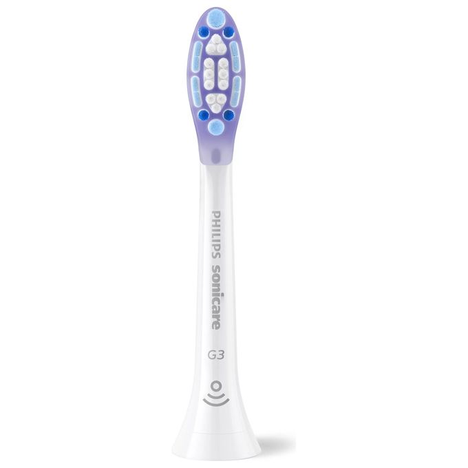 Philips HX9055-87 G3 Testina per spazzolino Tecnologia Sonicare Fluid Action Movimenti 62000 al minuto Morbidita' Filamenti 3 mesi di durata colore Bianco