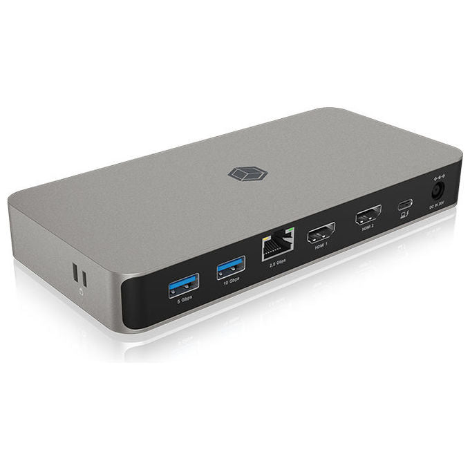 ICY BOX IB-DK2880-C41 Docking Station USB4 2x HDMI 8K 3x USB-A 1x USB-C 100 W colore Nero