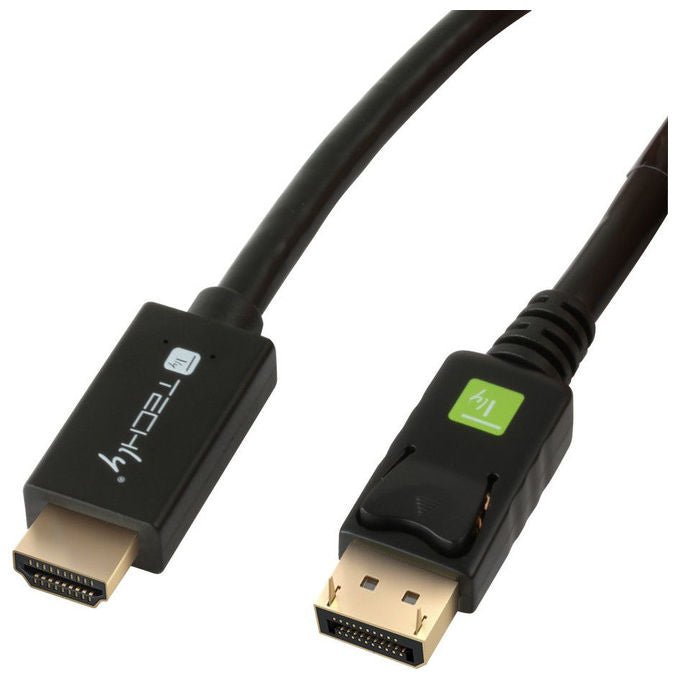 Techly ICOC DSP-H12-030 Cavo Convertitore da DisplayPort 1.2 a HDMI 4K 3 m colore Nero